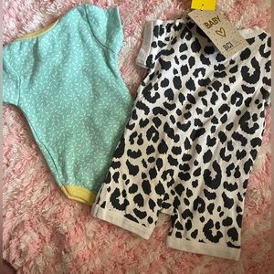NWT baby onsie and onsie with legs.         20